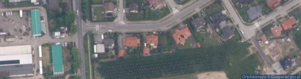 Zdjęcie satelitarne Tomasz Grzybowski Dantur Usługi Turystyczne