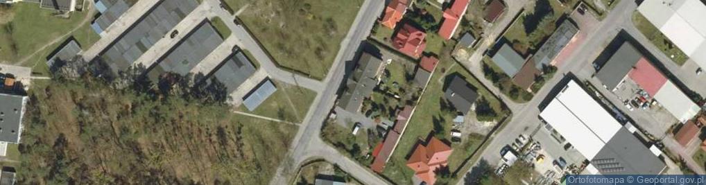 Zdjęcie satelitarne Tomasz Krzywiński Firma Handlowa Hurt-Detal Tomar Tomasz Krzywiński