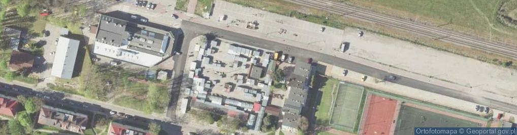 Zdjęcie satelitarne Tomasz Ławnik Handel Art.Spożywczymi