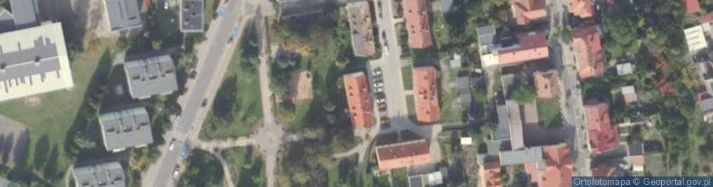 Zdjęcie satelitarne Tomasz Siwiński Przedsiębiorstwo Produkcyjno-Handlowo- Usługowe Jaktom Import-Eksport