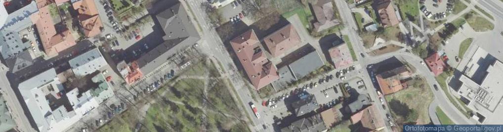 Zdjęcie satelitarne Towarzystwo Absolwentów i Przyjaciół i Gimnazjum i Liceum im Jana Długosza w Nowym Sączu