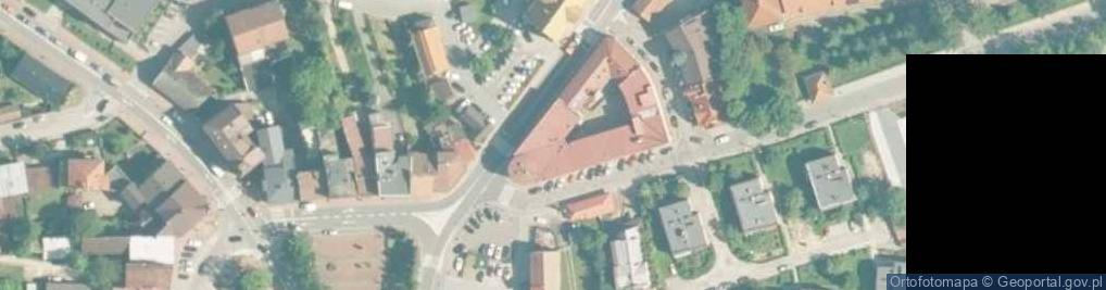 Zdjęcie satelitarne Towarzystwo Przyjaciół Kalwarii Zebrzydowskiej