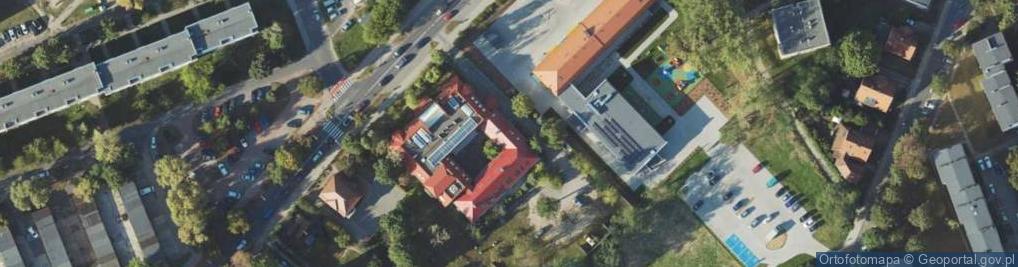 Zdjęcie satelitarne Towarzystwo Przyjaciół Sztuki Współczesnej w Zielonej Górze