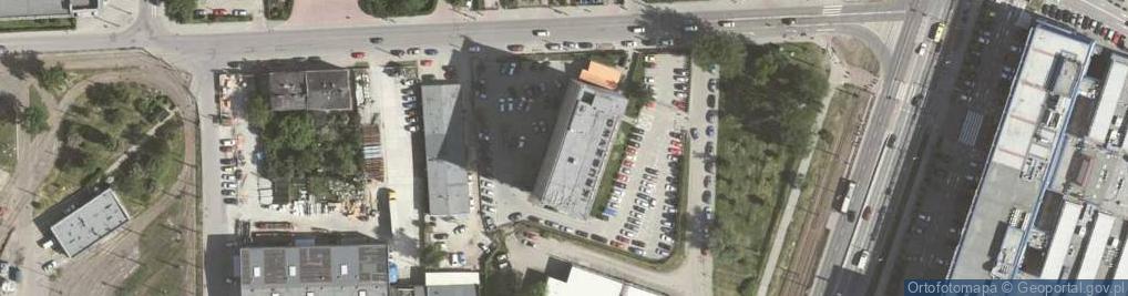 Zdjęcie satelitarne Towarzystwo Rozwoju Samochodowej Komunikacji Osobowej w Polsce Radio Taxi Lajkonik