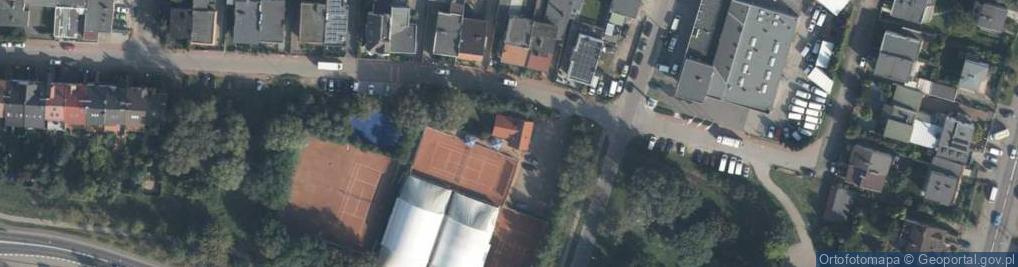 Zdjęcie satelitarne Towarzystwo Tenisowe Świerczewo