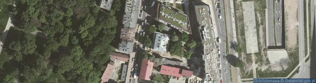 Zdjęcie satelitarne Towarzystwo Uniwersytetu Robotniczego Zarząd Wojwódzki im Adama i LIDII Ciołkoszów w Krakowie