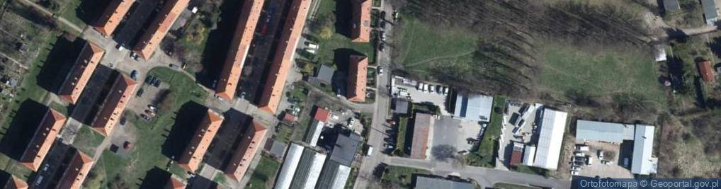 Zdjęcie satelitarne Transport Drogowy Ciężarowy Żabiński Leonard
