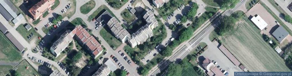 Zdjęcie satelitarne Transport Drogowy, Międzynarodowy, Spedycja Wolski Żewuski Wiesław