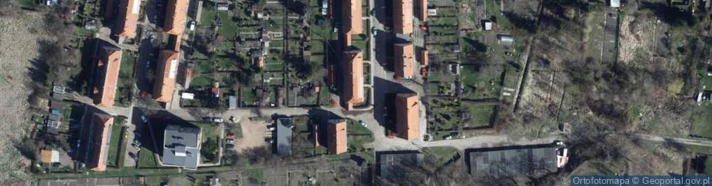 Zdjęcie satelitarne Transport Drogowy Taksówka Osobowa nr "928" Jordanow Leszek