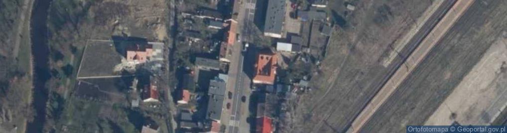 Zdjęcie satelitarne Transport Osobowy Łobez