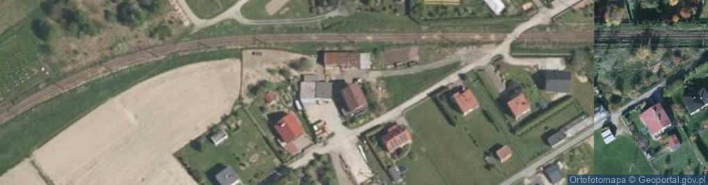 Zdjęcie satelitarne Transport Towarowy Usługi Sprzętem Rolniczym Walenty Frączek