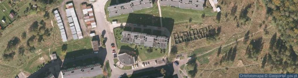 Zdjęcie satelitarne Transport Usługowy-Przewóz Osób i Rzeczy Handel Okrężny Zubczyk Andrzej
