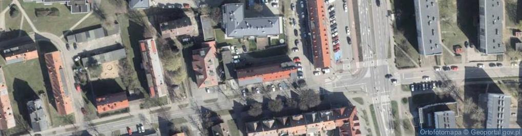 Zdjęcie satelitarne Transport Zarobkowy Malinowski Zdzisław