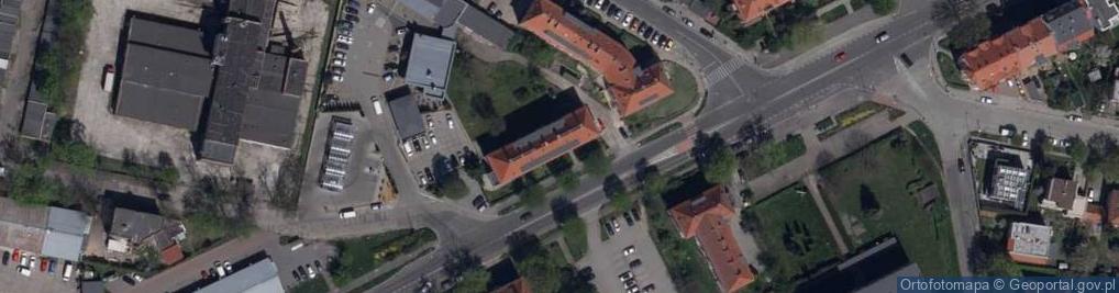 Zdjęcie satelitarne Triumf Inkaso, Górska, Legnica