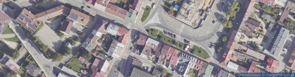 Zdjęcie satelitarne Trójka Czerna B Czerna A Zalińska J