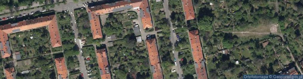Zdjęcie satelitarne Trybała J., Wrocław
