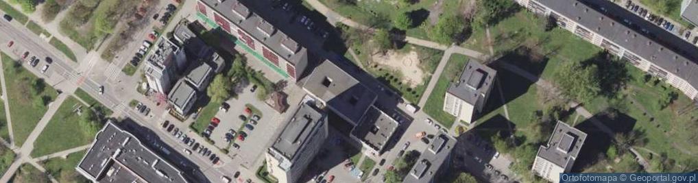 Zdjęcie satelitarne Tyska Spółdzielnia Mieszkaniowa Oskard