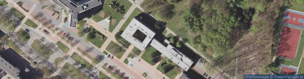 Zdjęcie satelitarne Tyskie Towarzystwo Kulturalne w Tychach