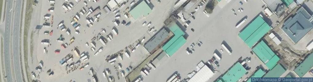 Zdjęcie satelitarne Tytoniowe Artykuły Papiernicze