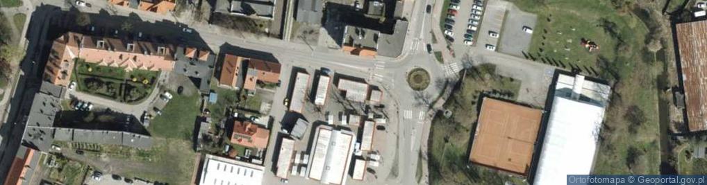 Zdjęcie satelitarne U Anny Handel Detaliczny Art Przemysłowymi