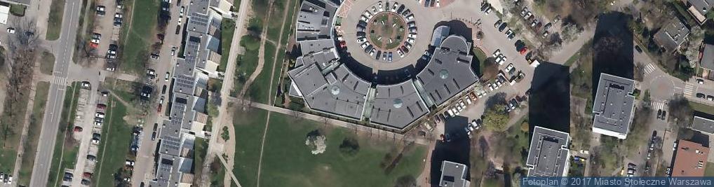 Zdjęcie satelitarne Uczelnia Łazarskiego z Siedzibą w Warszawie