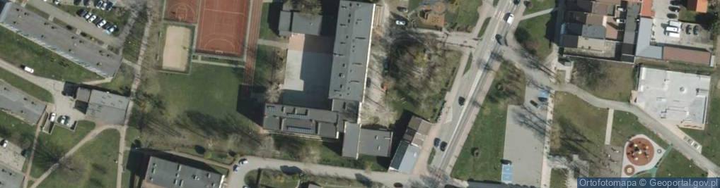 Zdjęcie satelitarne Uczniowski Klub Sportowy Libero przy Publicznej Szkole Podstawowej nr 4 w Starogardzie Gdańskim