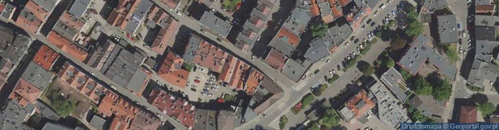 Zdjęcie satelitarne "Unikat" Sklep Słodkiewicz, Jel.Góra