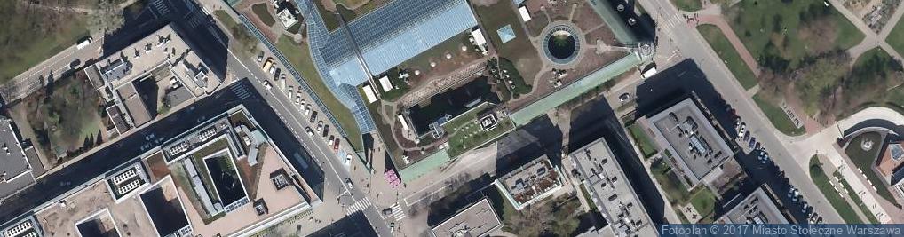 Zdjęcie satelitarne Uniwersytecka Fundacja Szkoła Prawa Niemieckiego w Warszawie