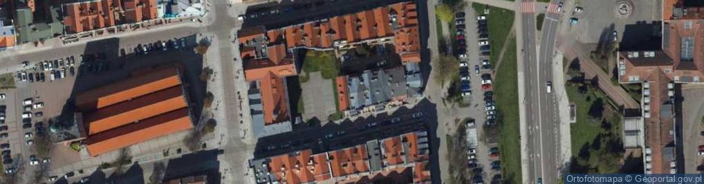 Zdjęcie satelitarne Uniwersytet III Wieku i Osób Niepełnosprawnych w Elblągu