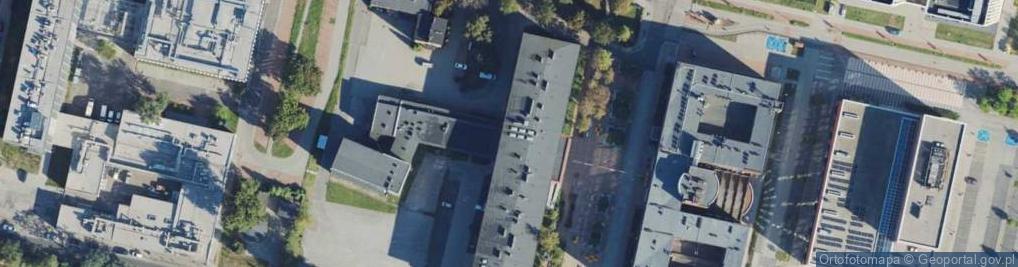 Zdjęcie satelitarne Uniwersytet Śląski w Katowicach