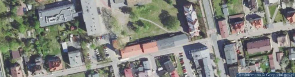 Zdjęcie satelitarne Uniwersytet Trzeciego Wieku w Lublińcu