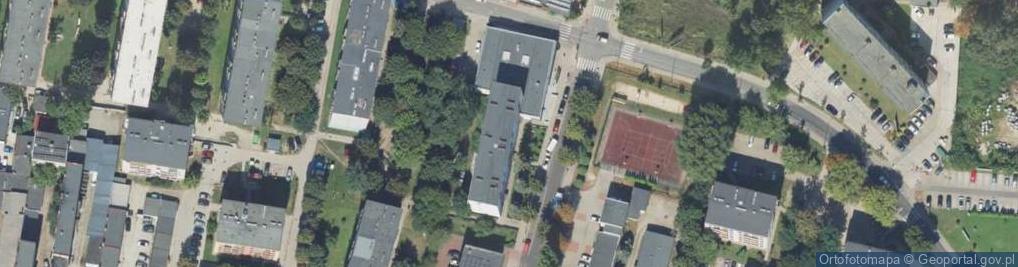 Zdjęcie satelitarne Uniwersytet Trzeciego Wieku w Ostrowie Wielkopolskim