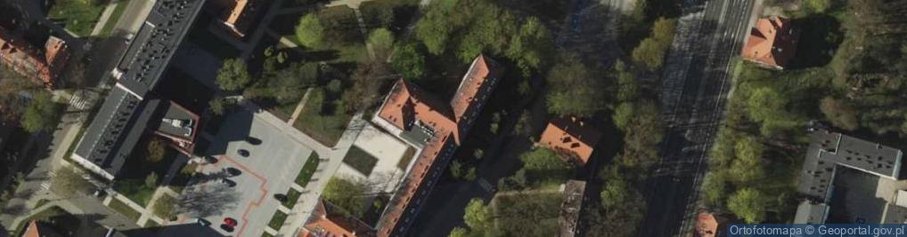 Zdjęcie satelitarne Uniwersytet Warmińsko Mazurski w Olsztynie