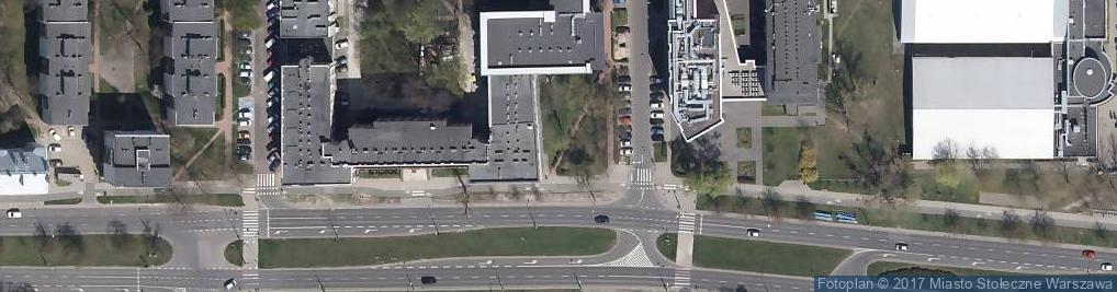 Zdjęcie satelitarne Uniwersytet Warszawski Wydział Matematyki