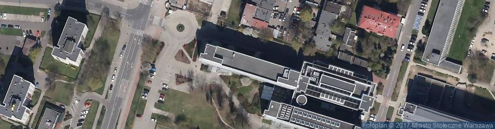 Zdjęcie satelitarne Uniwersytet Warszawski Wydział Zarządzania