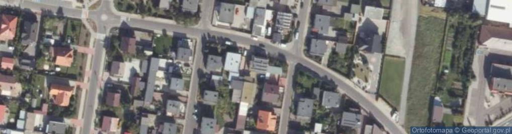 Zdjęcie satelitarne Uprawa Grzybów Halina Tatarek Miejska Górka