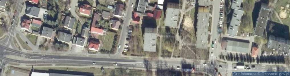 Zdjęcie satelitarne Uprawa Grzybów Jacek Dziobek Wolsztyn