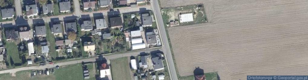 Zdjęcie satelitarne Uprawa Grzybów Mariusz Maciejewski Stare Bojanowo