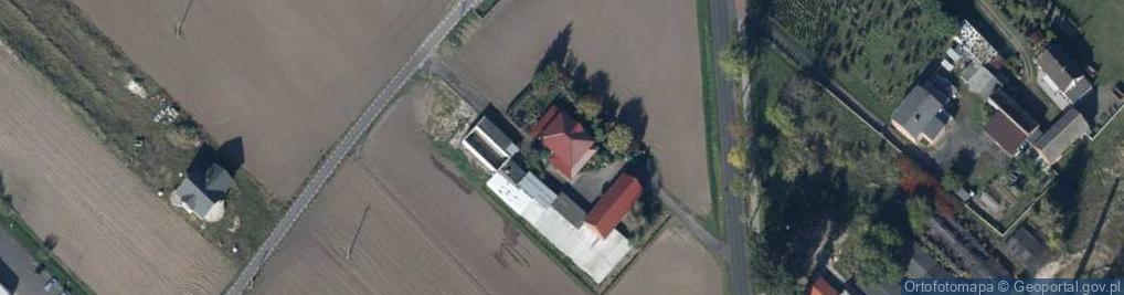 Zdjęcie satelitarne Uprawa Grzybów Tomasz Fornalski Wioska
