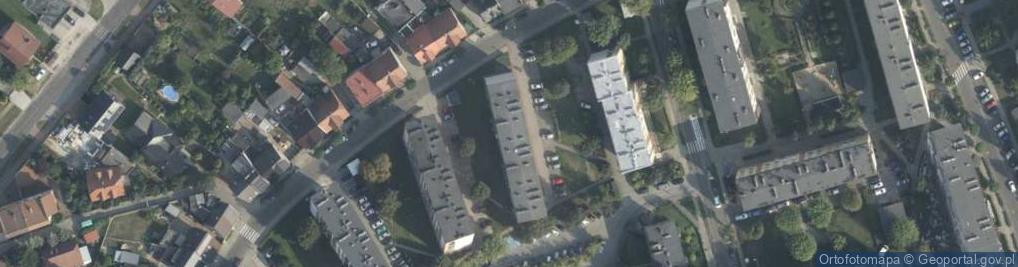 Zdjęcie satelitarne Uprawa Grzybów Włodzimierz Michalak Kościan