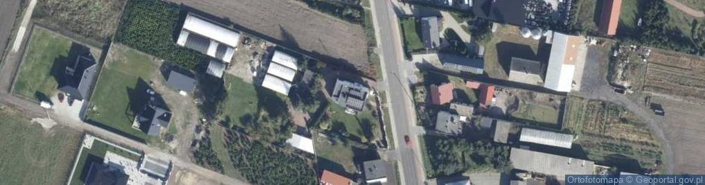 Zdjęcie satelitarne Uprawa Pieczarek Bogumiła Pabich Mochy