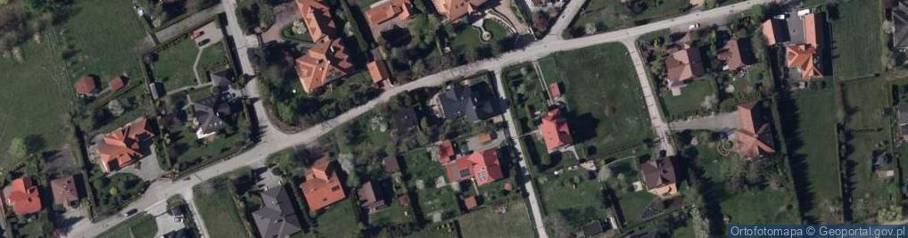 Zdjęcie satelitarne Uprawa Pieczarek Czesław Biesok
