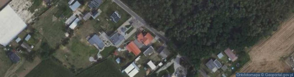 Zdjęcie satelitarne Uprawa Pieczarek Danuta Matysik Nowe Tłoki