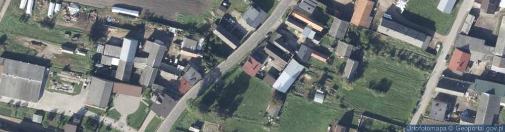 Zdjęcie satelitarne Uprawa Pieczarek Maria Kasperska Siekowo