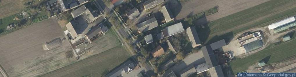 Zdjęcie satelitarne Uprawa Pieczarek Mieczysław Śląski Siedlec