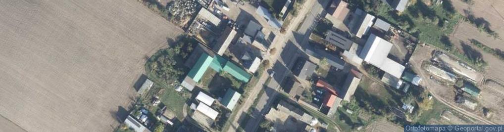 Zdjęcie satelitarne Uprawa Pieczarek Szymon Ławecki Siekówko