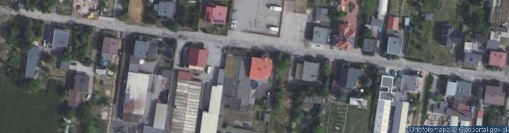 Zdjęcie satelitarne Uprawa Pieczarek Wanda Michalak Czempiń