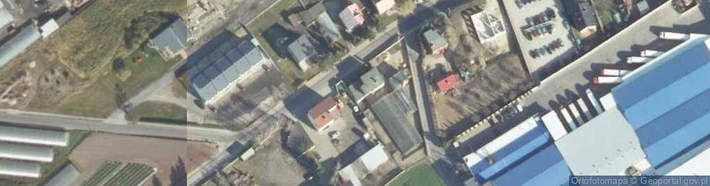 Zdjęcie satelitarne Uprawa Warzyw Józef Szczepaniak Włoszakowice
