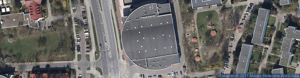 Zdjęcie satelitarne Ursynowskie Centrum Sportu i Rekreacji