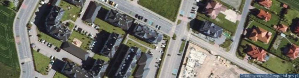 Zdjęcie satelitarne Urszula Gołyńska Biuro Budowlane Willa